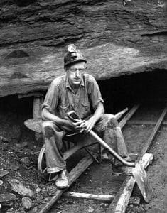 picture of a coal miner