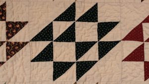 flying geese quilt pattern detail picture